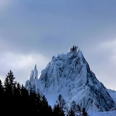 Maison Chaleureuse Avec Vue Sur Le Mont Blanc